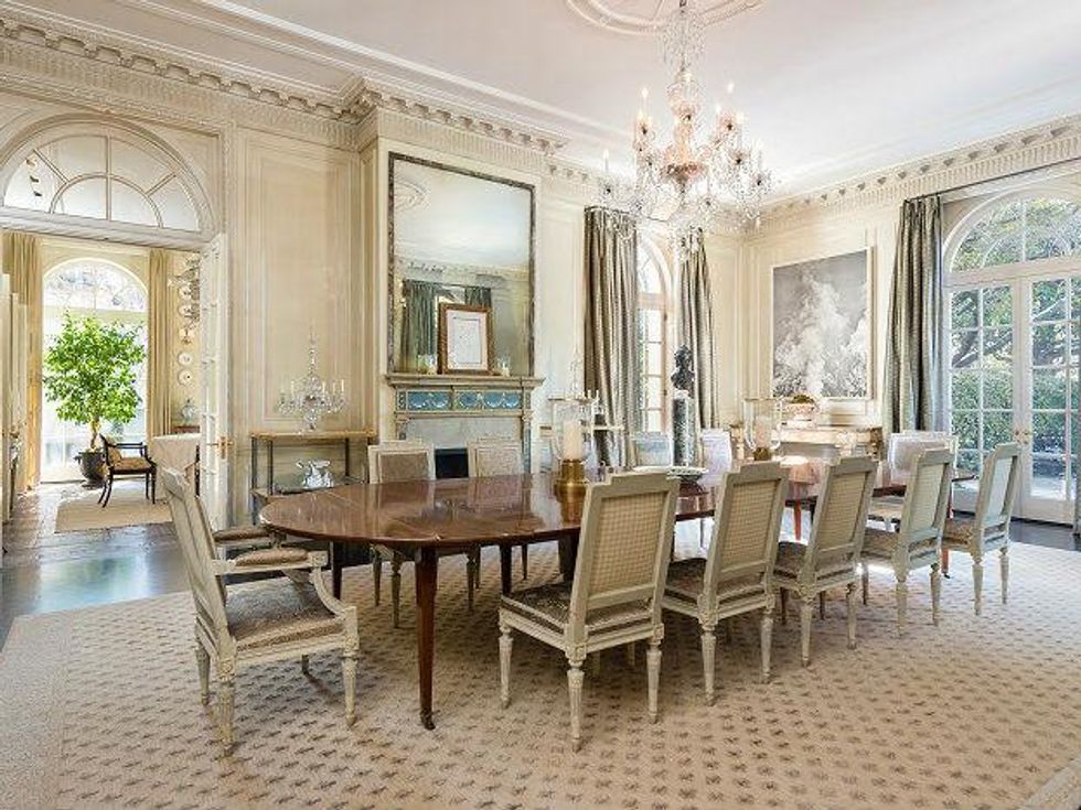 10000 Hollow Way main house dining room