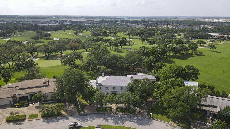 1128 Shady Oaks Lane, Westover Hills, Fort Worth luxury home for sale, exterior drone shot