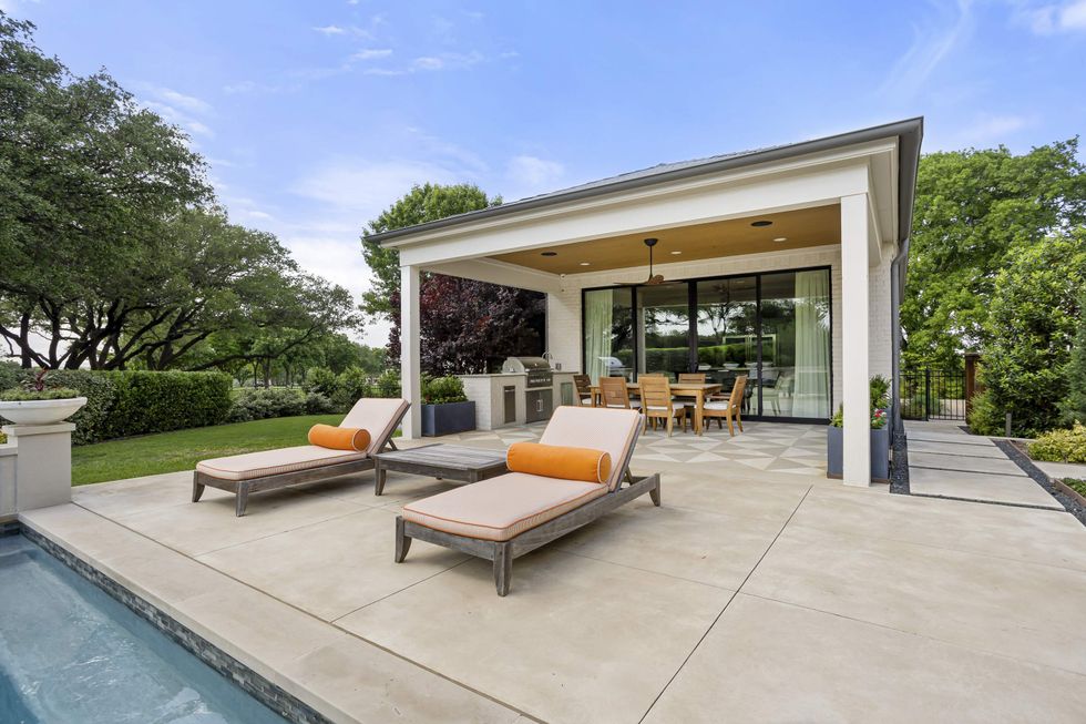 1128 Shady Oaks Lane, Westover Hills, Fort Worth luxury home for sale, outdoor grill and patio area