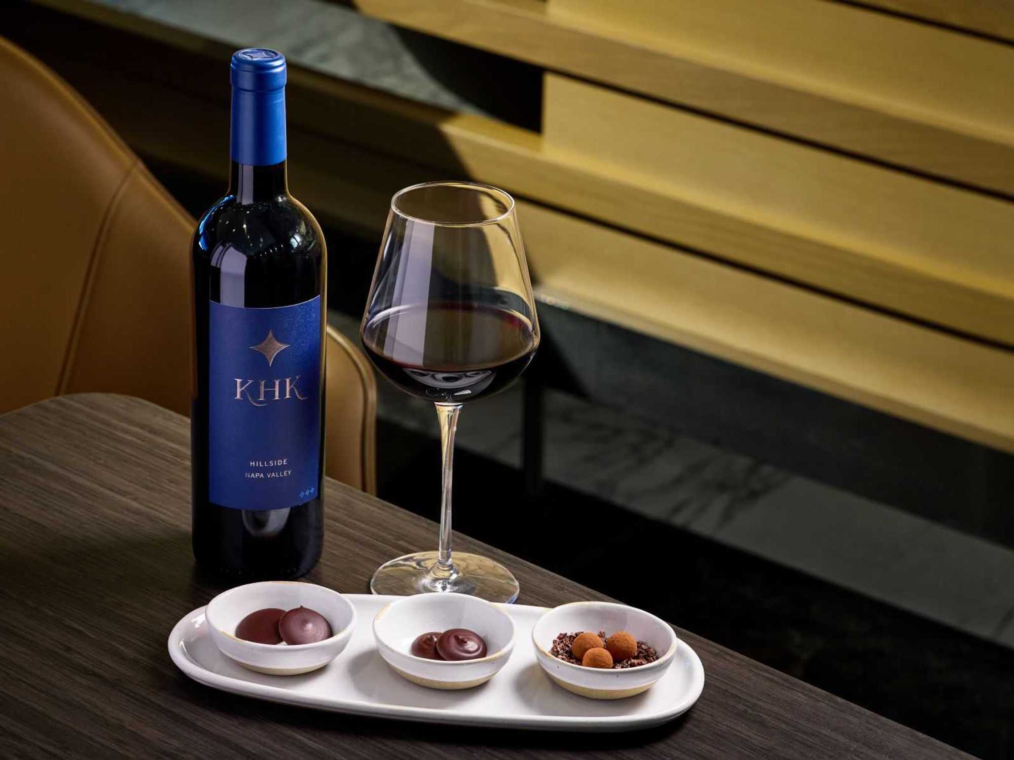AA wine and chocolate pairing