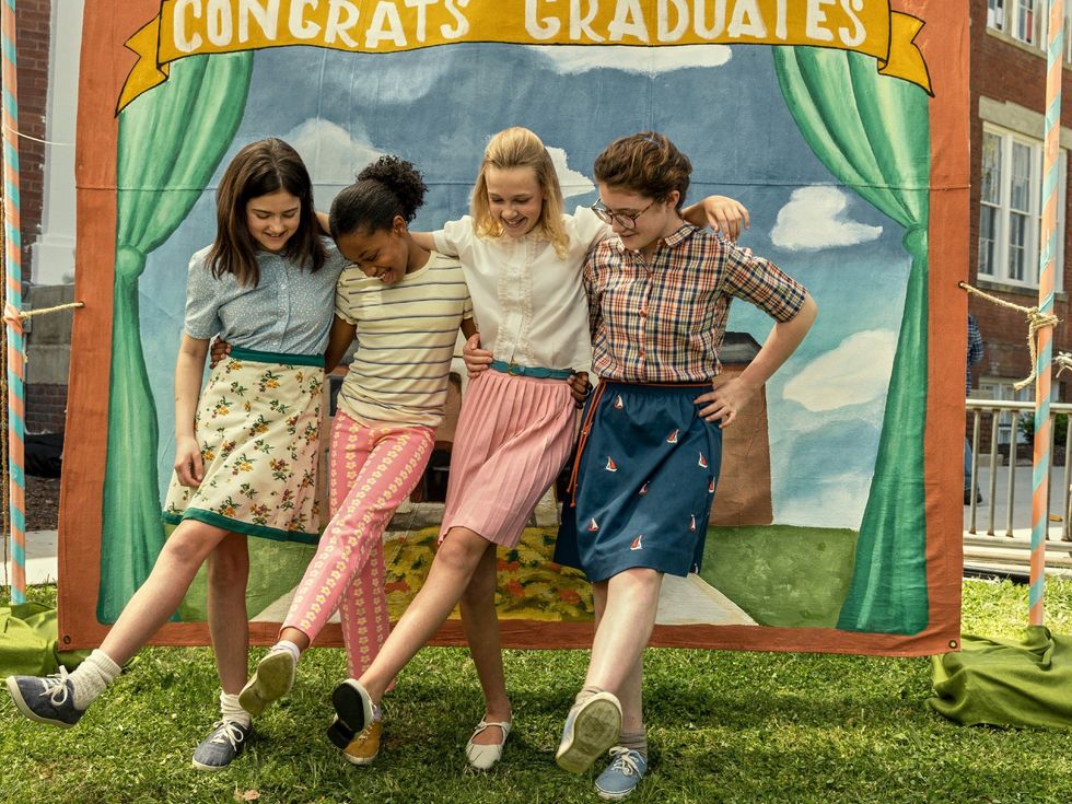 Abby Ryder Fortson, Amari Price, Elle Graham, and Katherine Kupferer in Are You There God? It's Me, Margaret