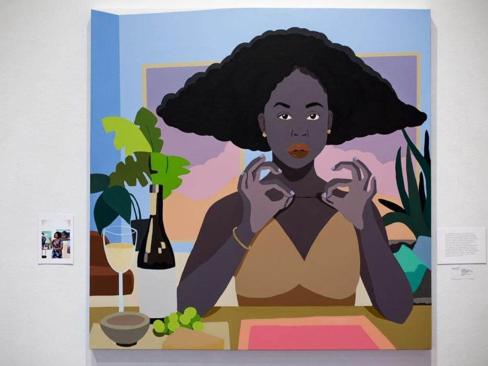 Abi Salami self-portrait, "Our Faces, Our Voices"