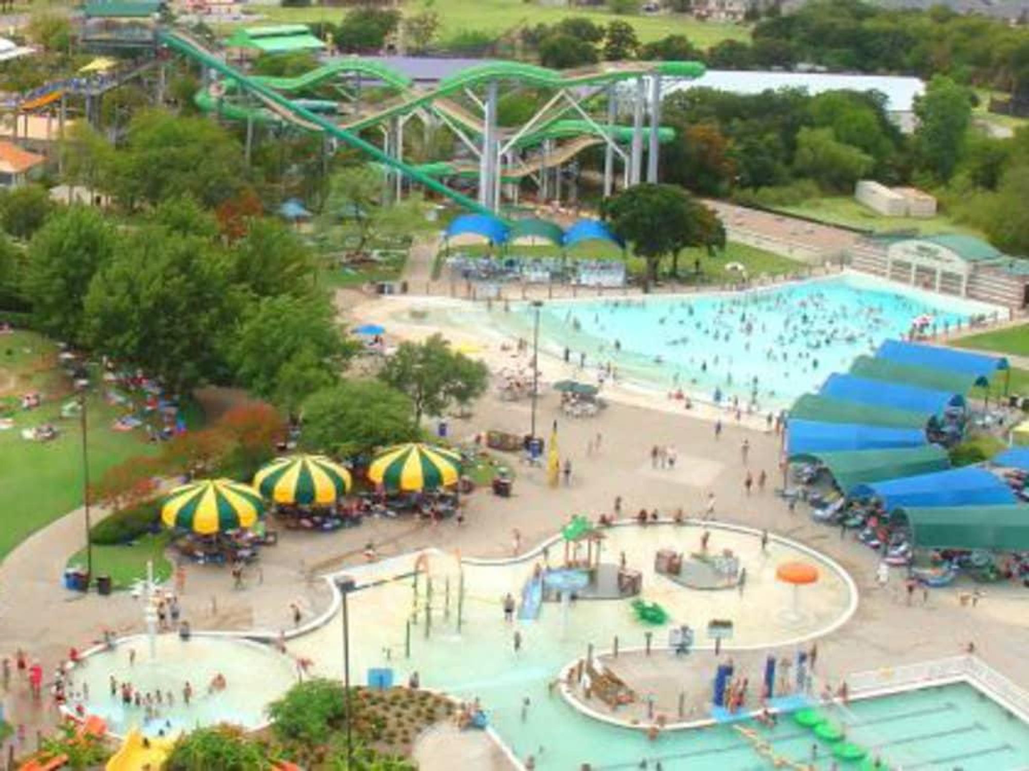 Aerial of NRH2O waterpark
