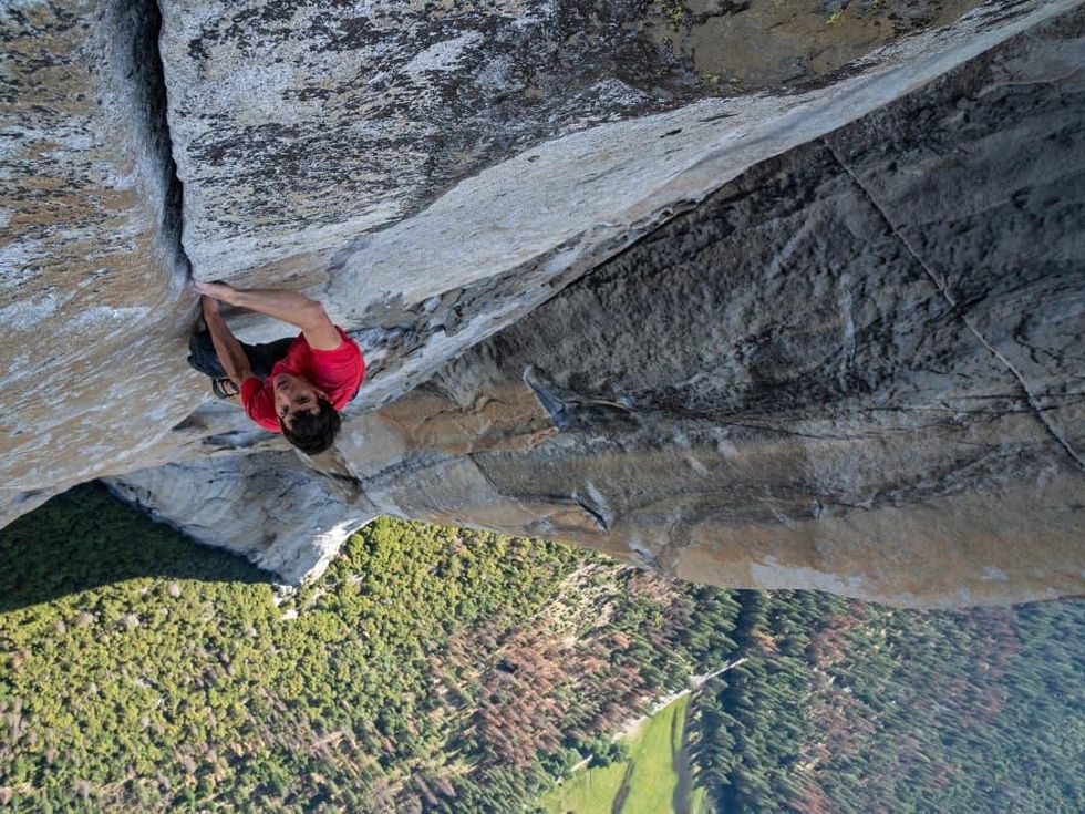 Alex Honnold in Free Solo