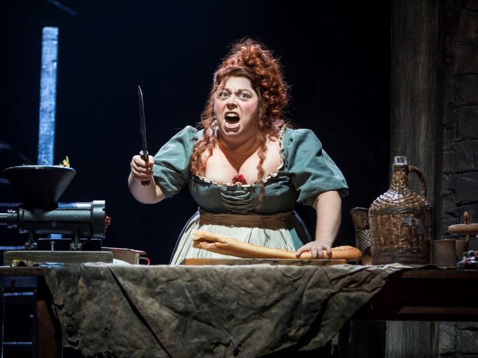 Allison Guinn plays Madame Thénardier in Les Misérables, running at ...