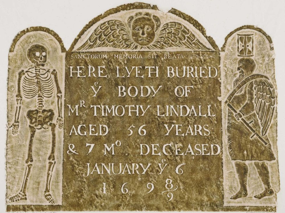 Amon Carter Museum of American Art presents "Here Lyeth: Grave Rubbings by Ann Parker and Avon Neal"