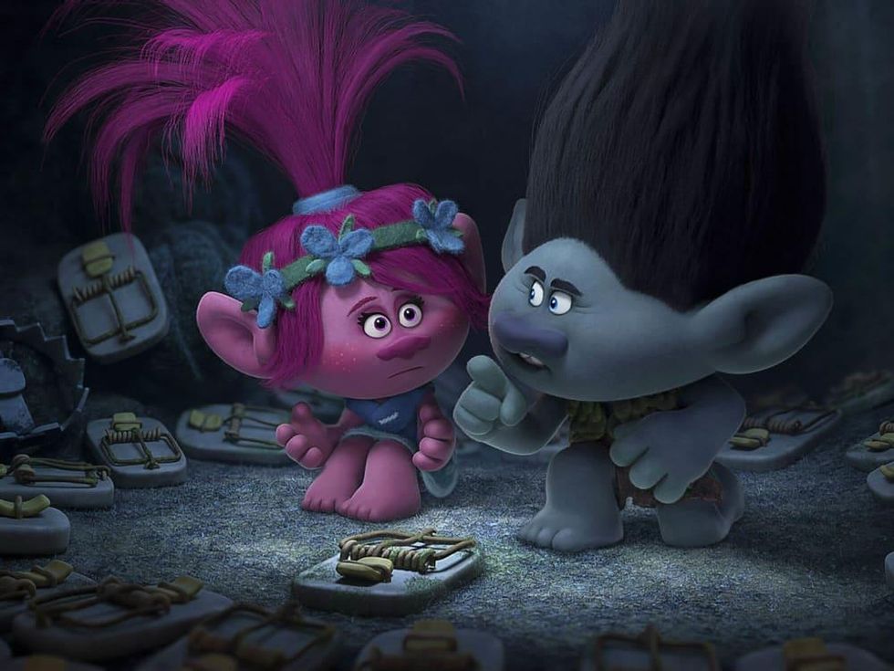 Anna Kendrick and Justin Timberlake in Trolls