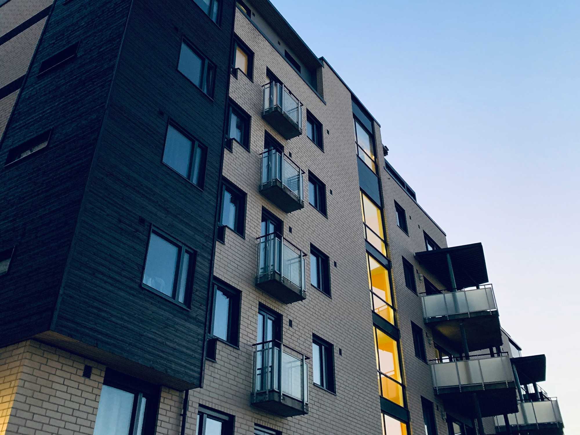 Apartment building exterior