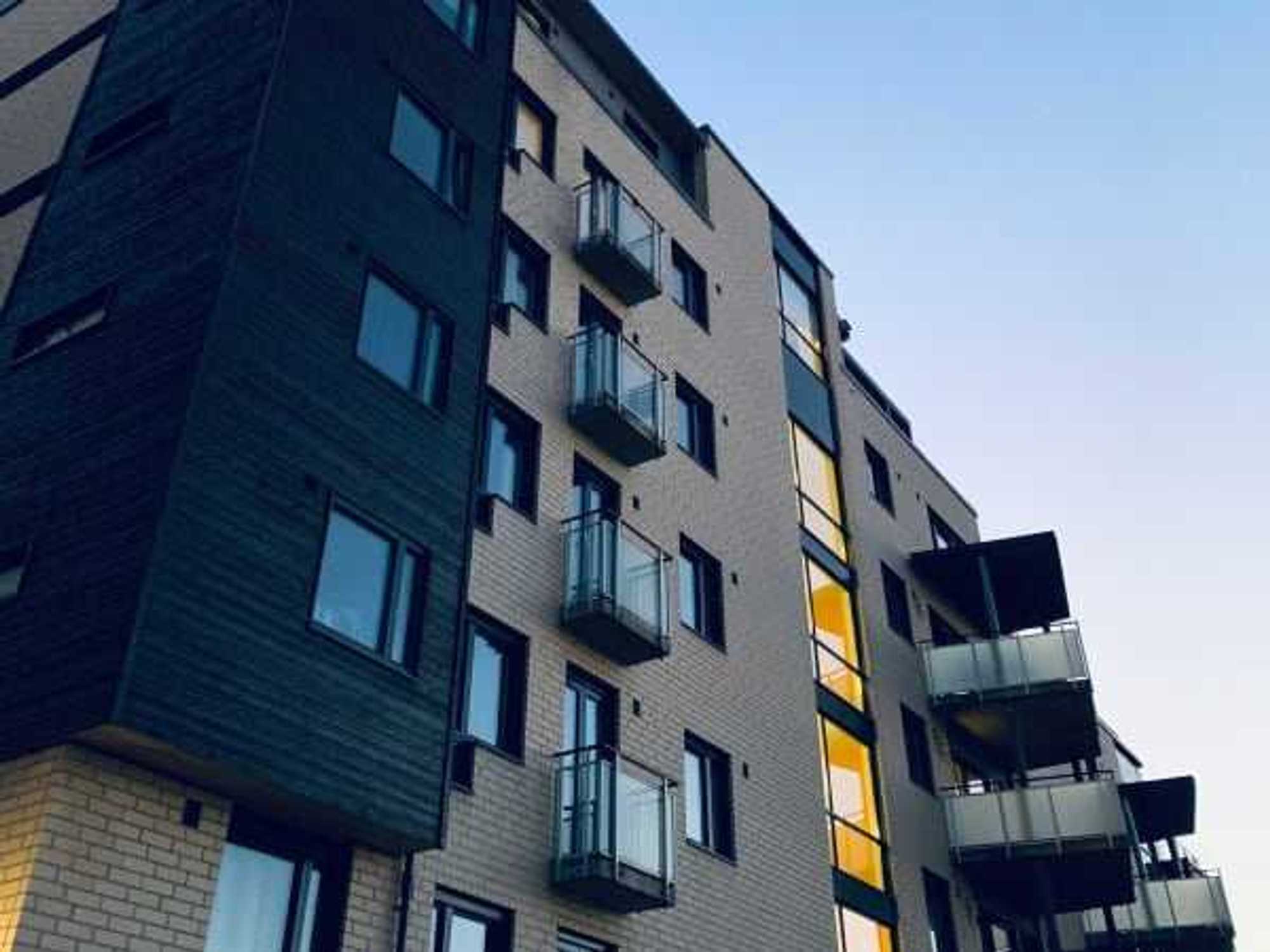 Apartment building exterior