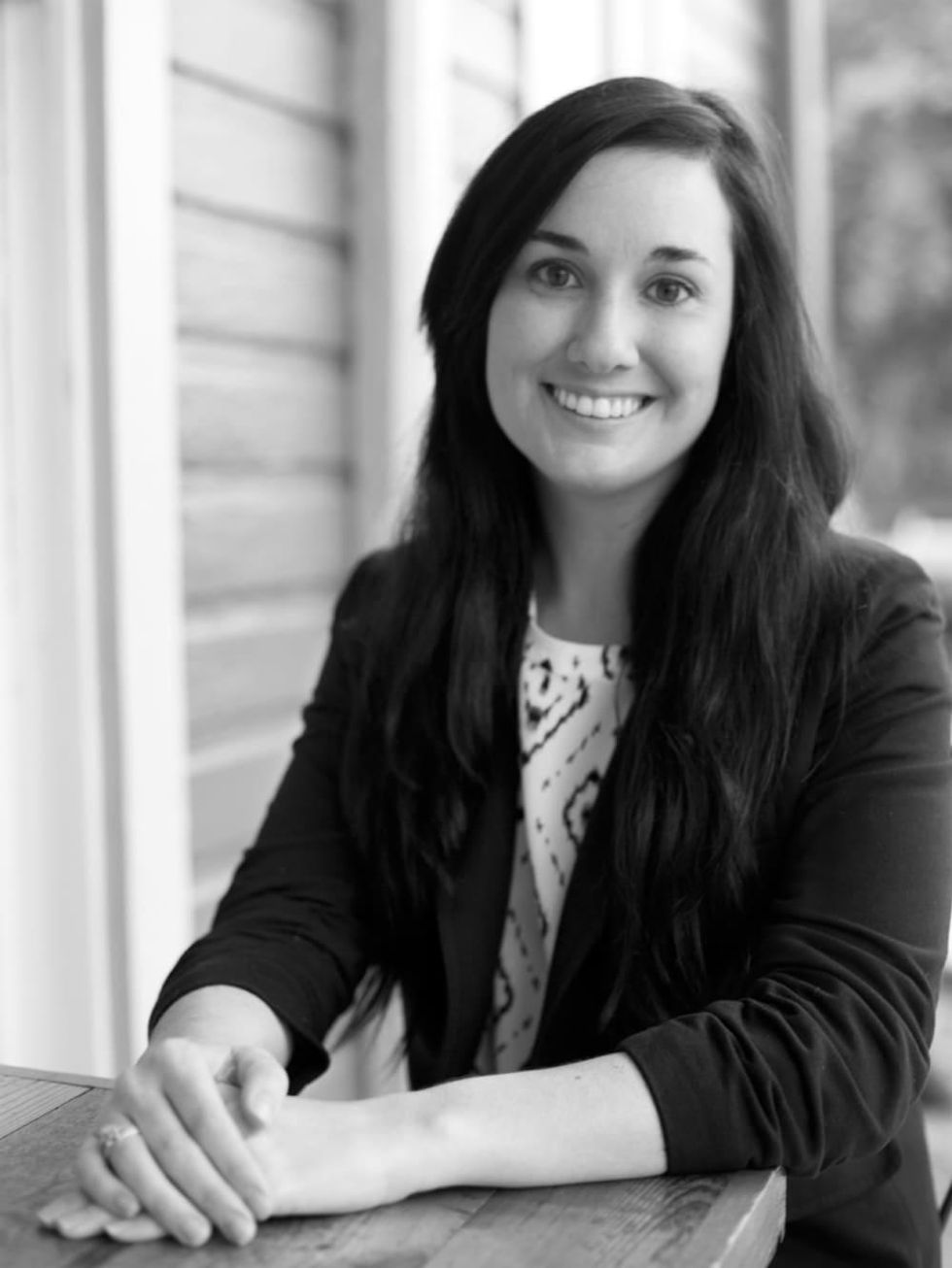 Arden Ward headshot black and white