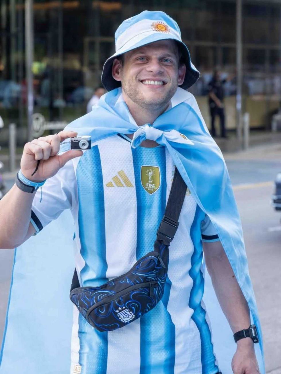 Argentina fan, Klyde Warren Park