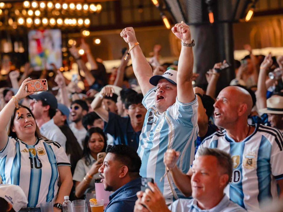 Argentina Fans at Texas Life