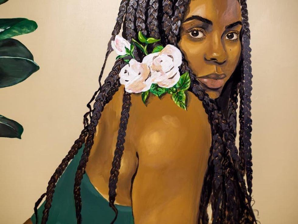 Ari Brielle self-portrait, "Our Faces, Our Voices"