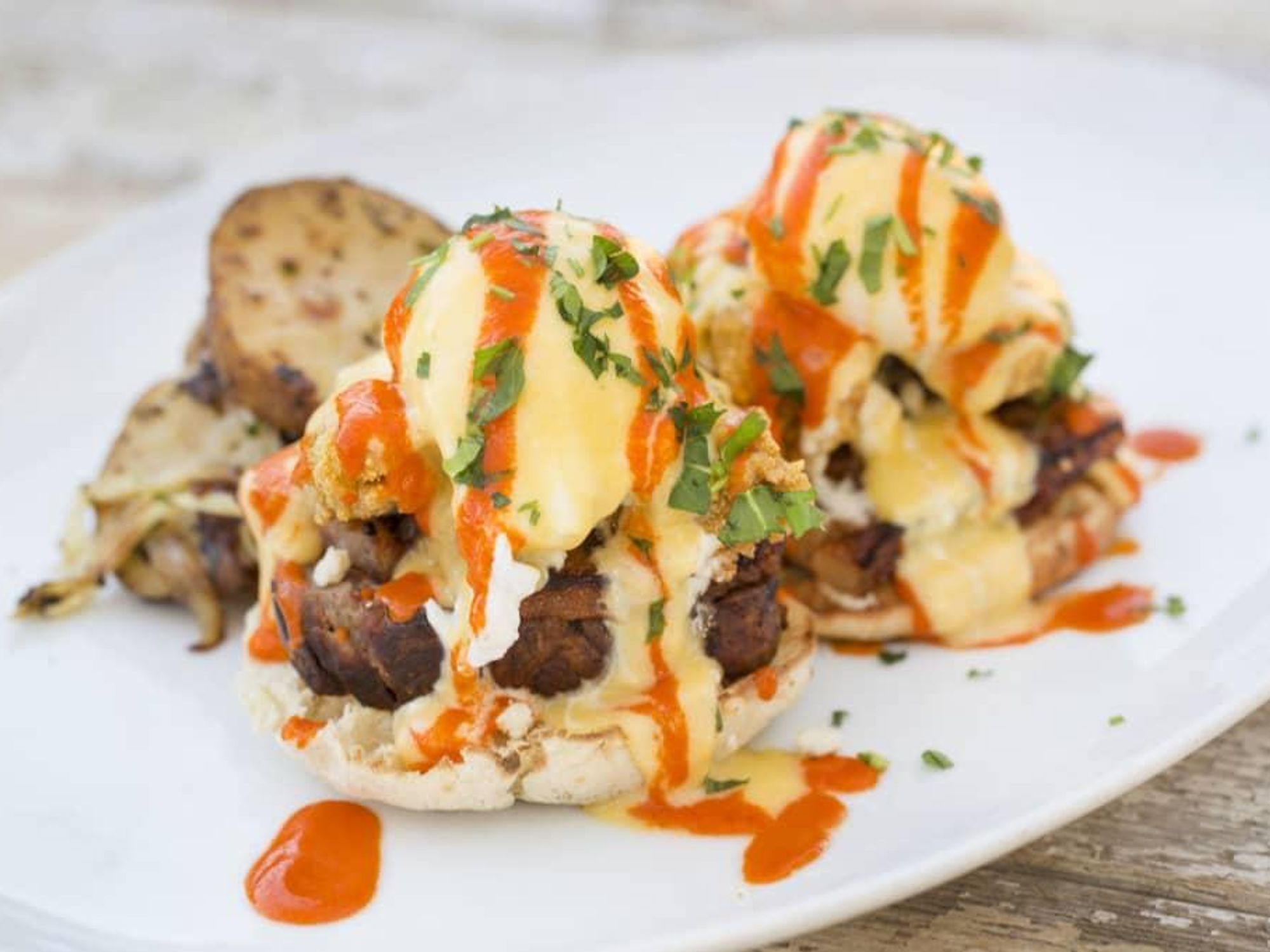 B&B Butcher Carpet Bagger Eggs Benedict