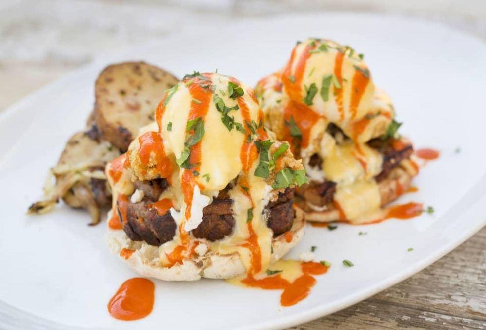 B&B Butcher Carpet Bagger Eggs Benedict