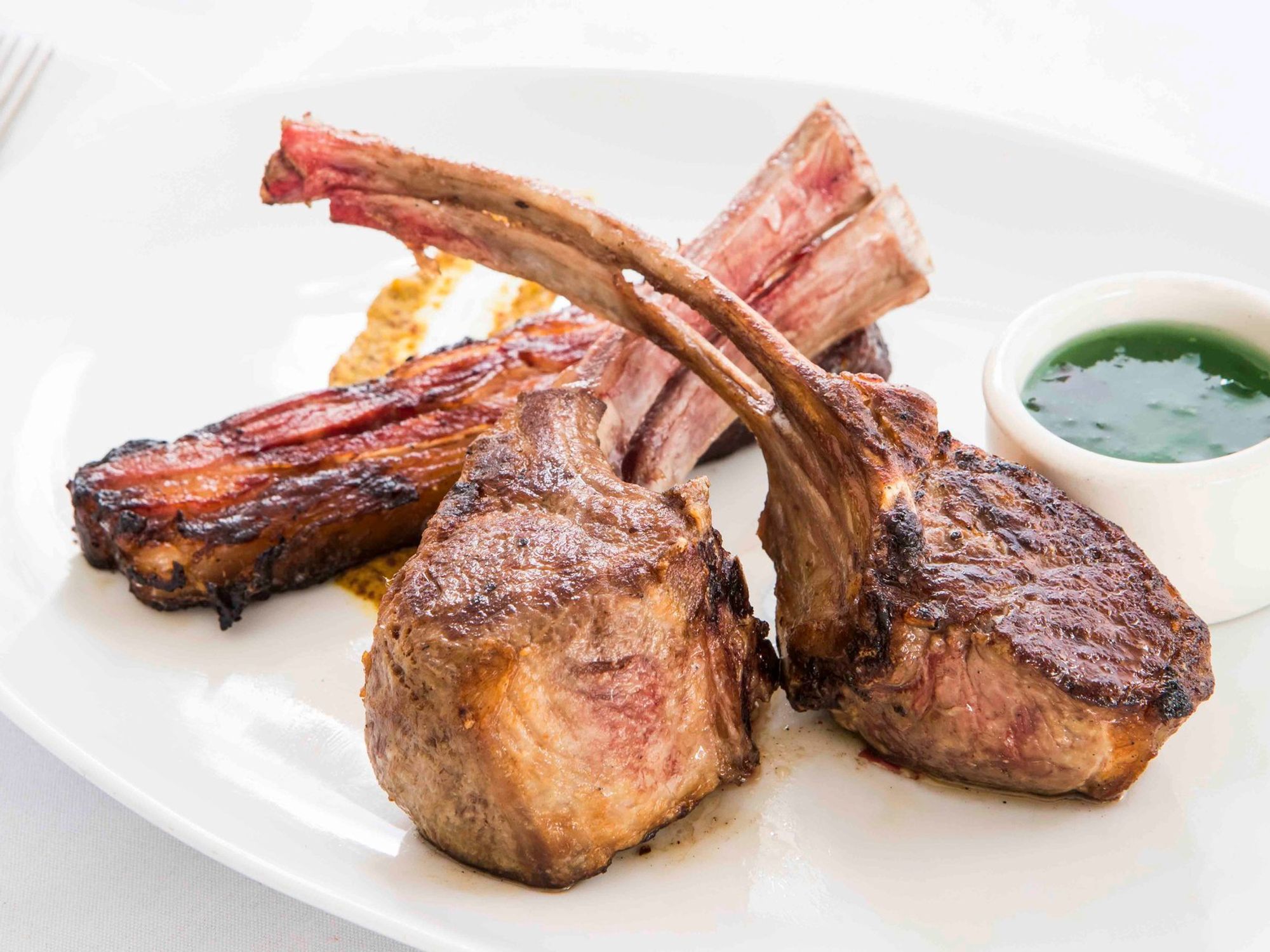 B&B Butcher lamb lollipop