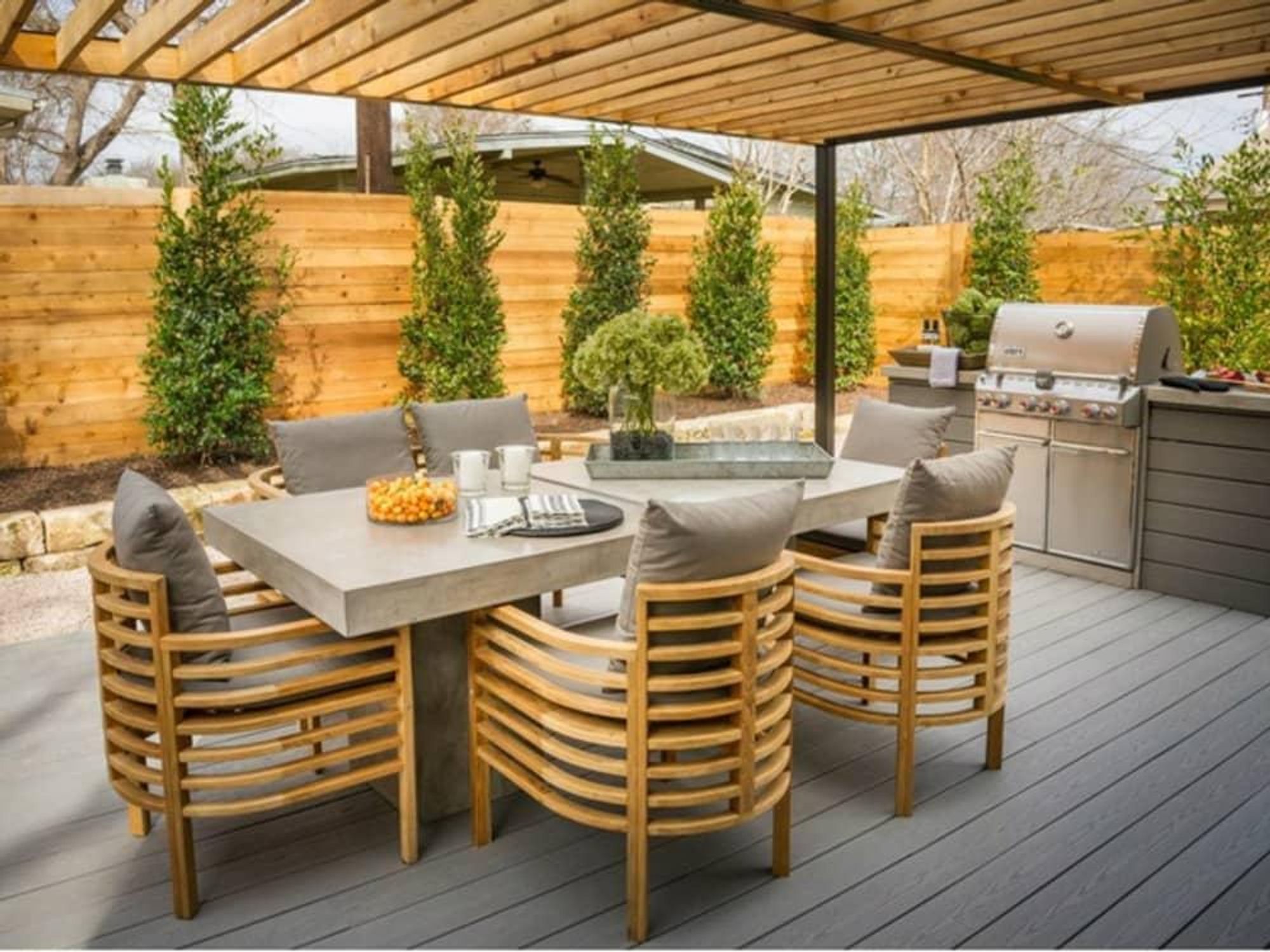 Backyard Deck of HGTV 2015 Smart Home