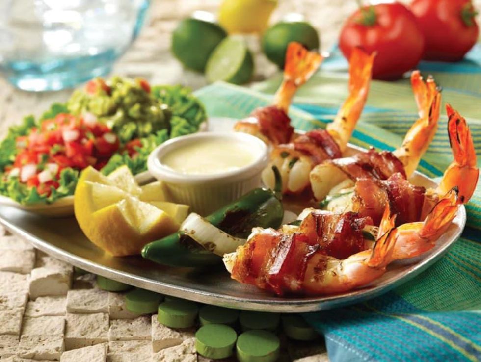 bacon wrapped shrimp