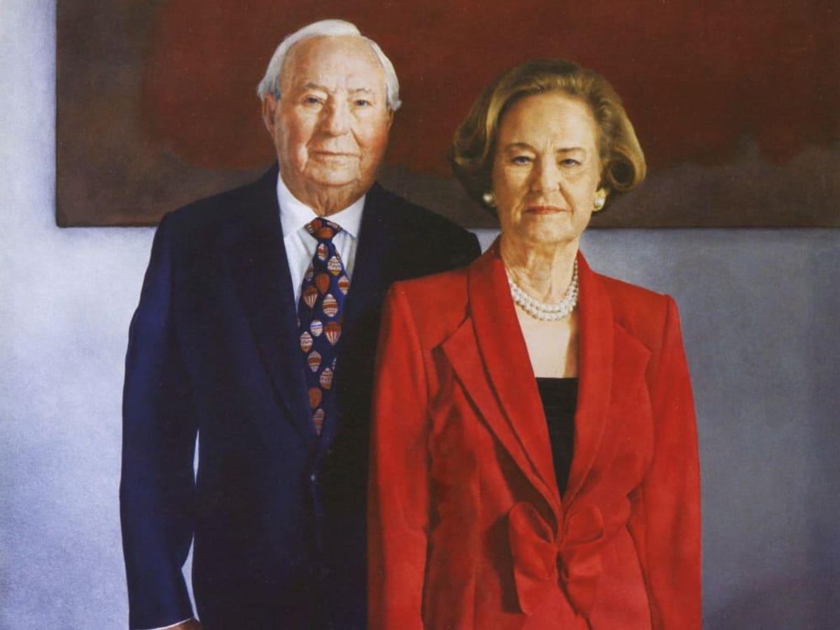 Perry R. Bass Portrait of Nancy Lee and Perry R. Bass, Scott Gentling, 1998. (Not for ...