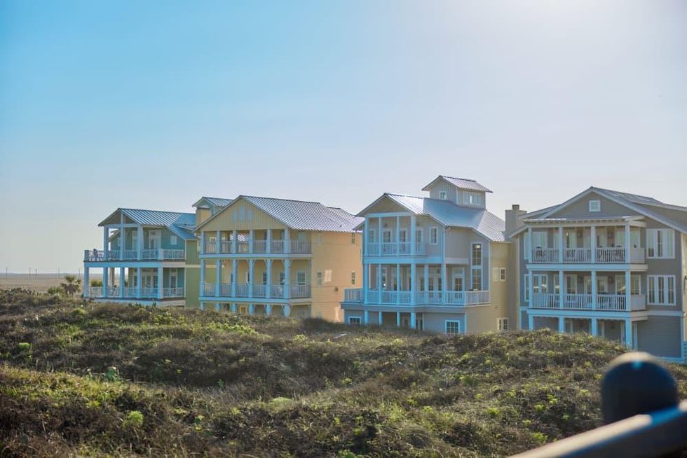 Beachside houses