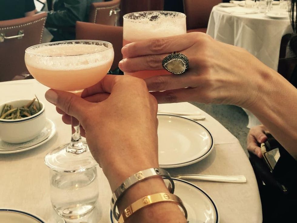 Bellinis at Cipriani in Mexico CIty