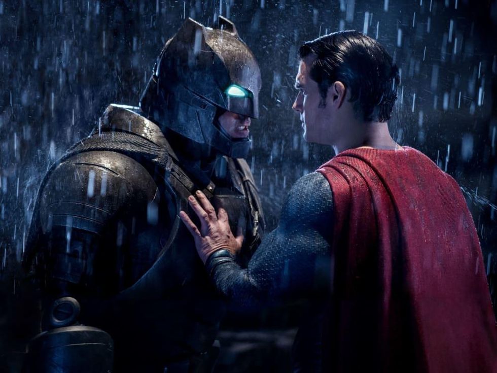Ben Affleck and Henry Cavill in Batman v Superman
