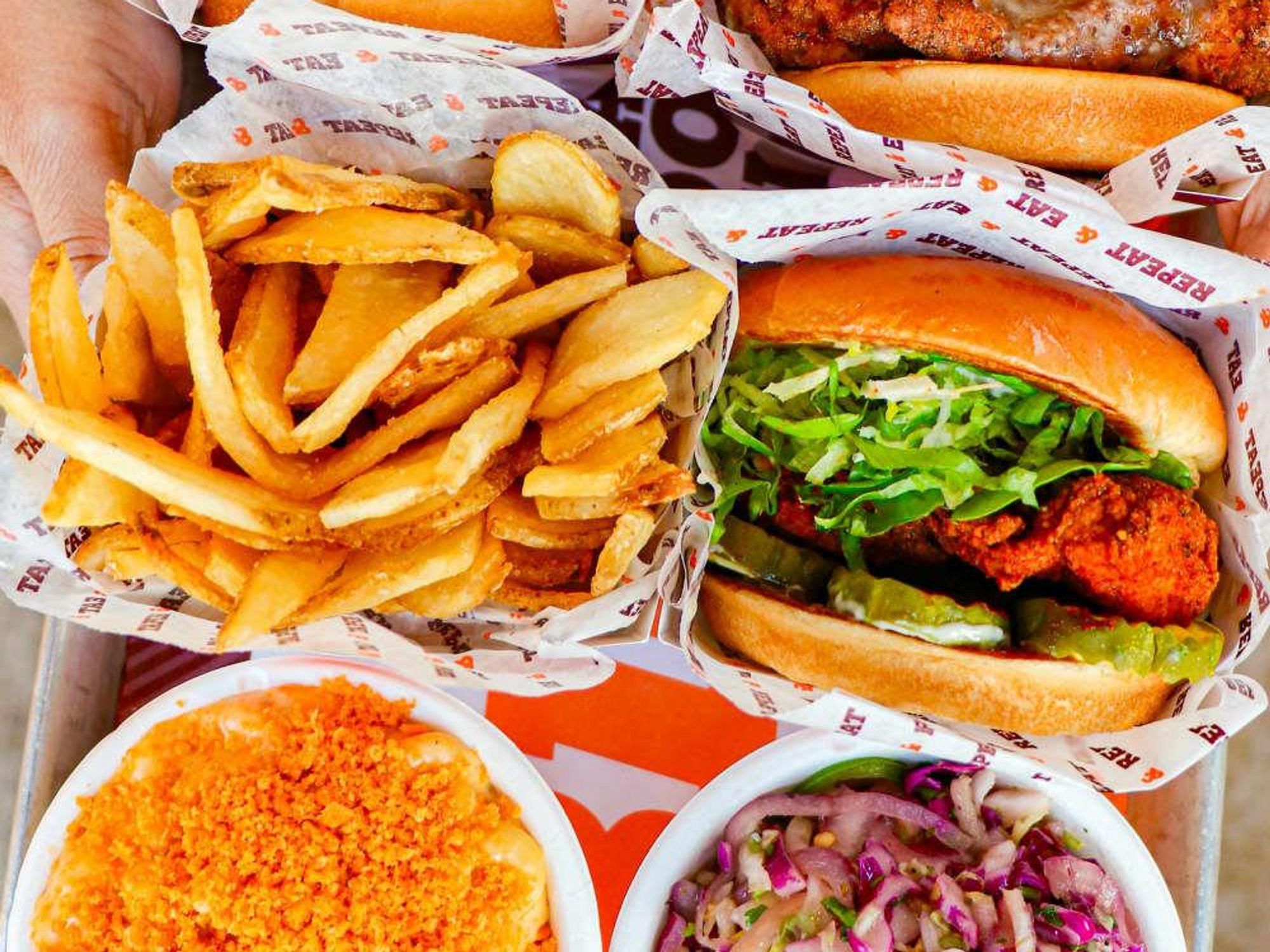 Big Chicken sandwiches and sides