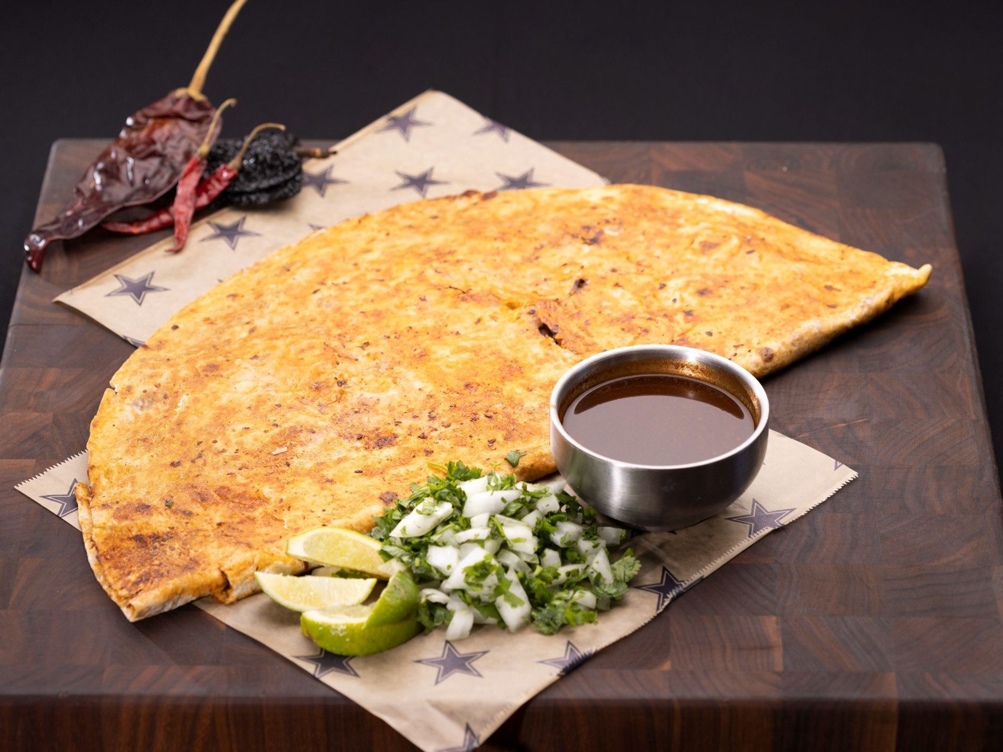 Birrita quesadilla Cowboys