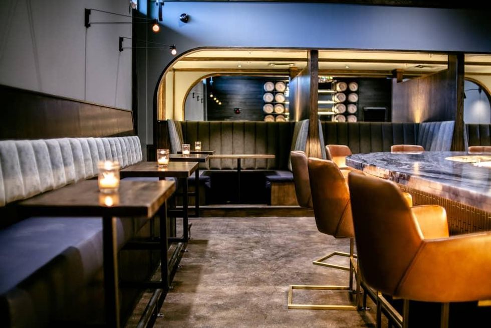 Blackland Distillery bar lounge