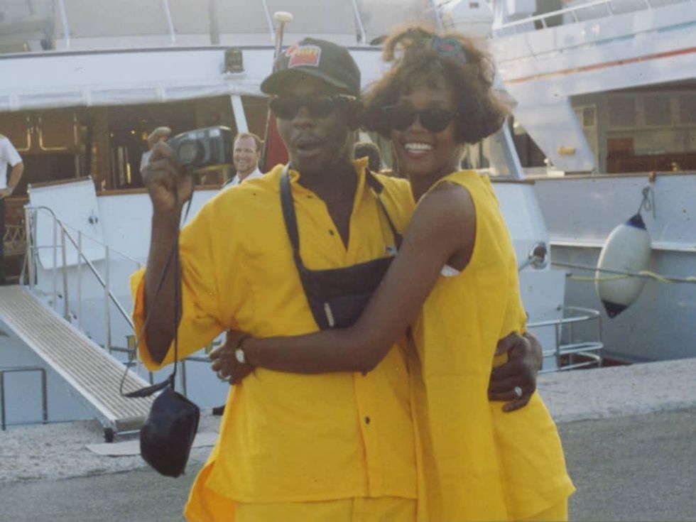 Bobby Brown and Whitney Houston in Whitney