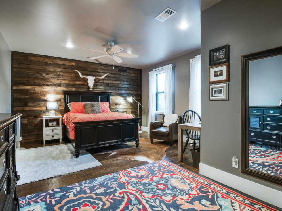 Bridle Path rustic bedroom