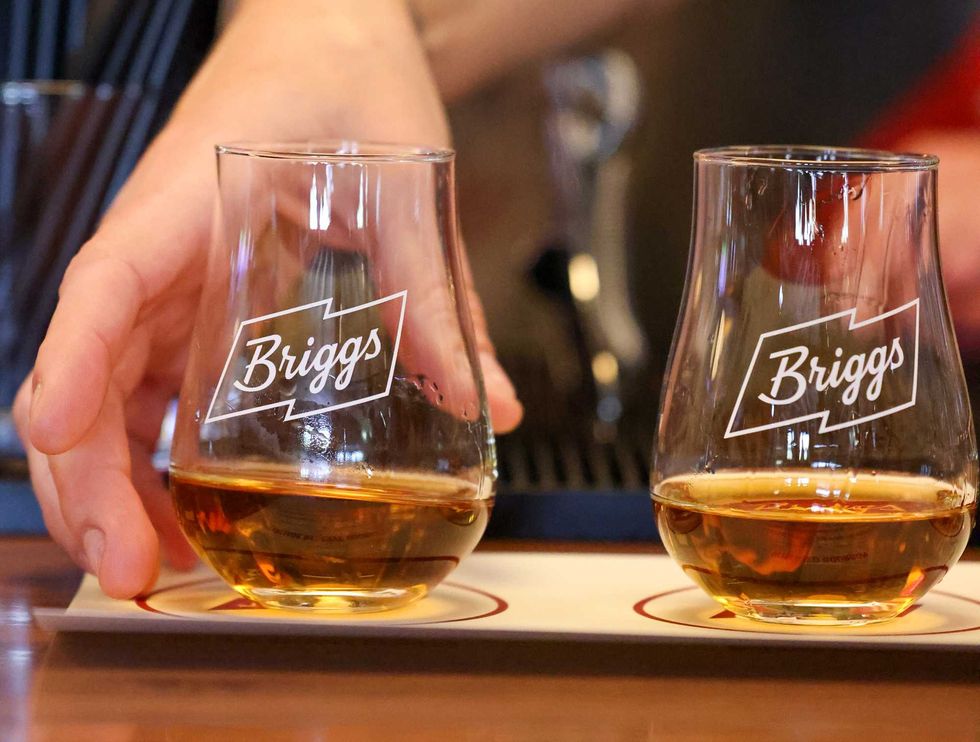 Briggs Distilling Co. whiskey flight