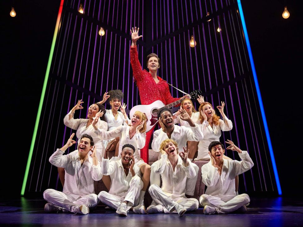 Broadway cast of A Beautiful Noise