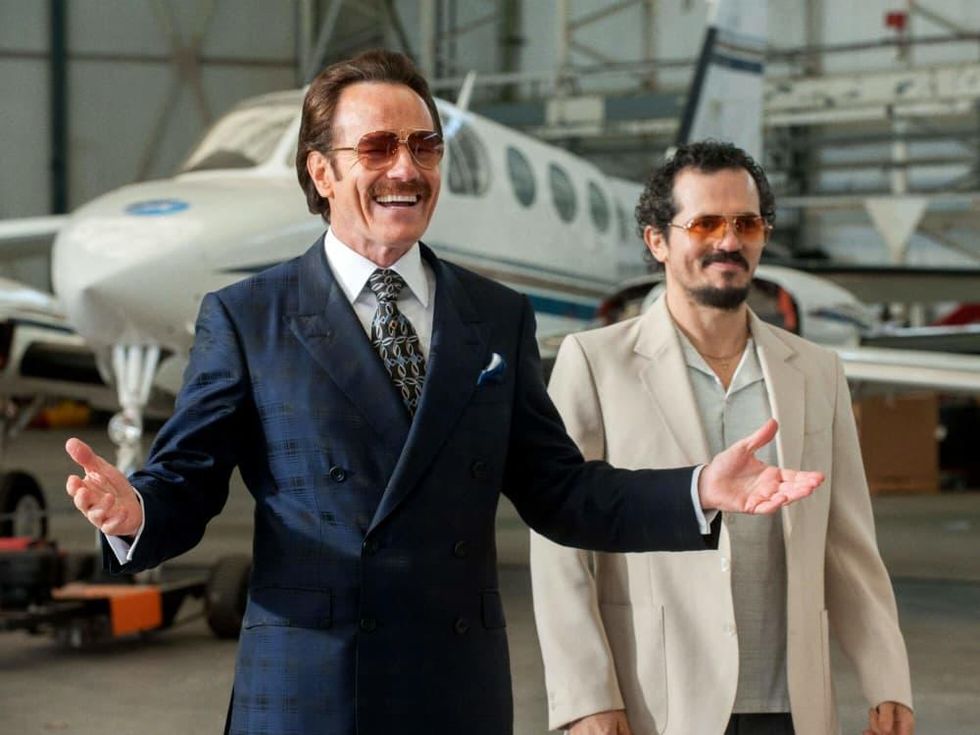 Bryan Cranston and John Leguizamo in The Infiltrator