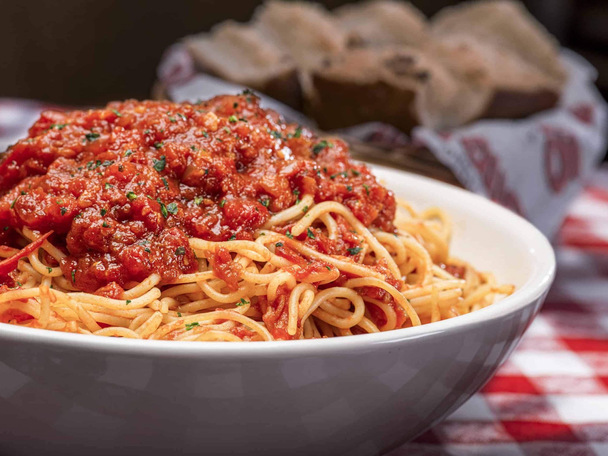 Buca di Beppo spaghetti