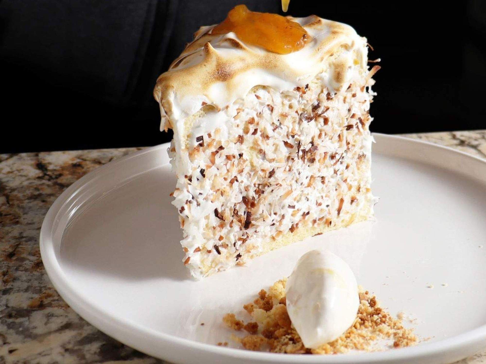 Cafe Americana coconut cake