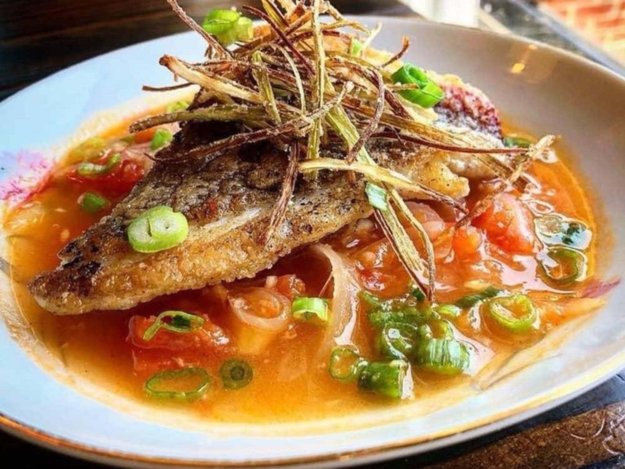 Cannon Chinese Kitchen seared snapper