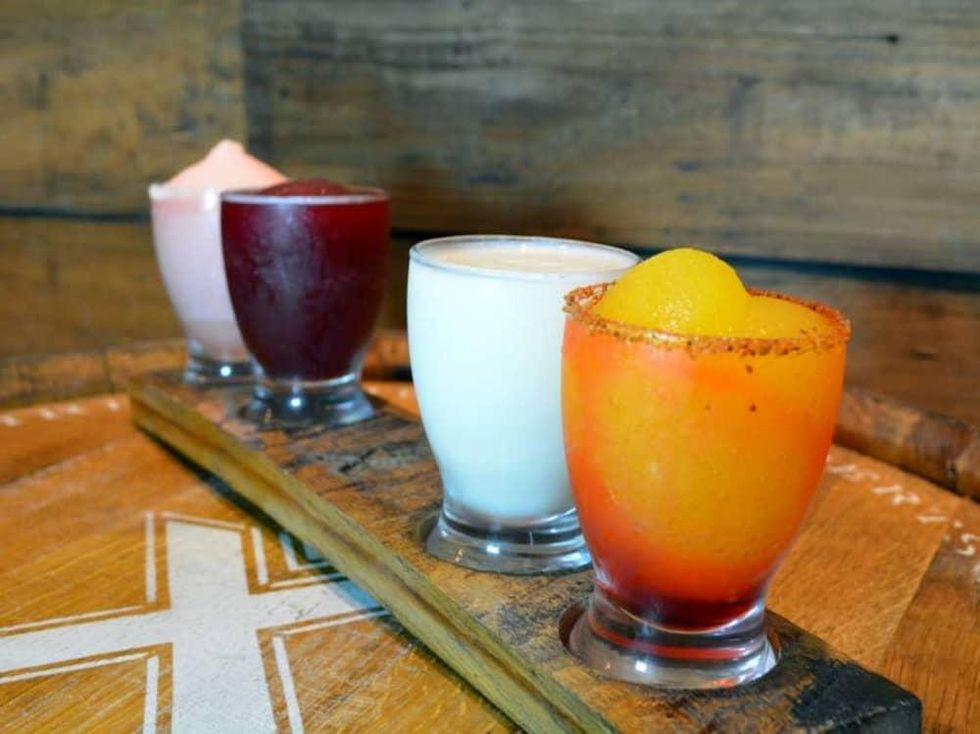 Cartel Taco Bar frozen cocktail flight