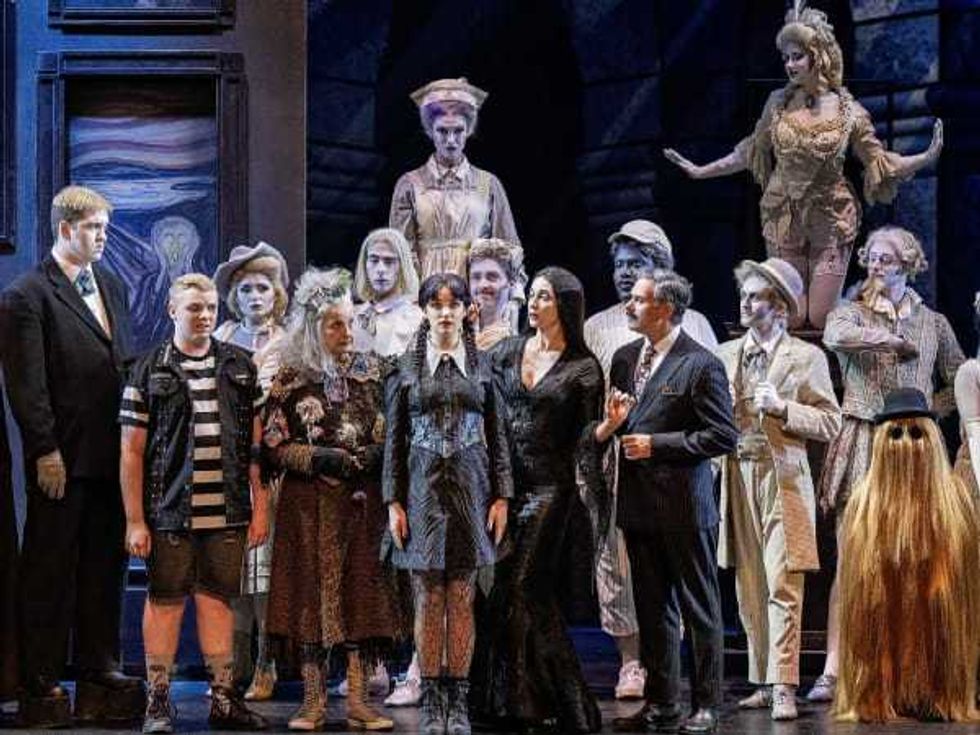 Cast of The Addams Family national tour