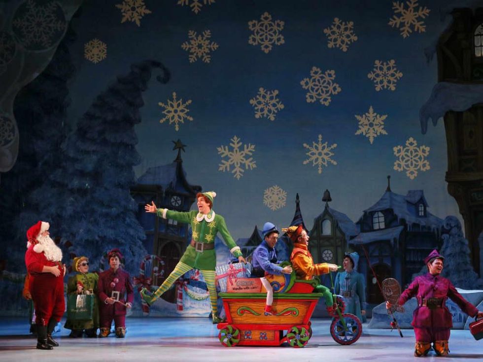 Cast of the national tour of Elf the Musical