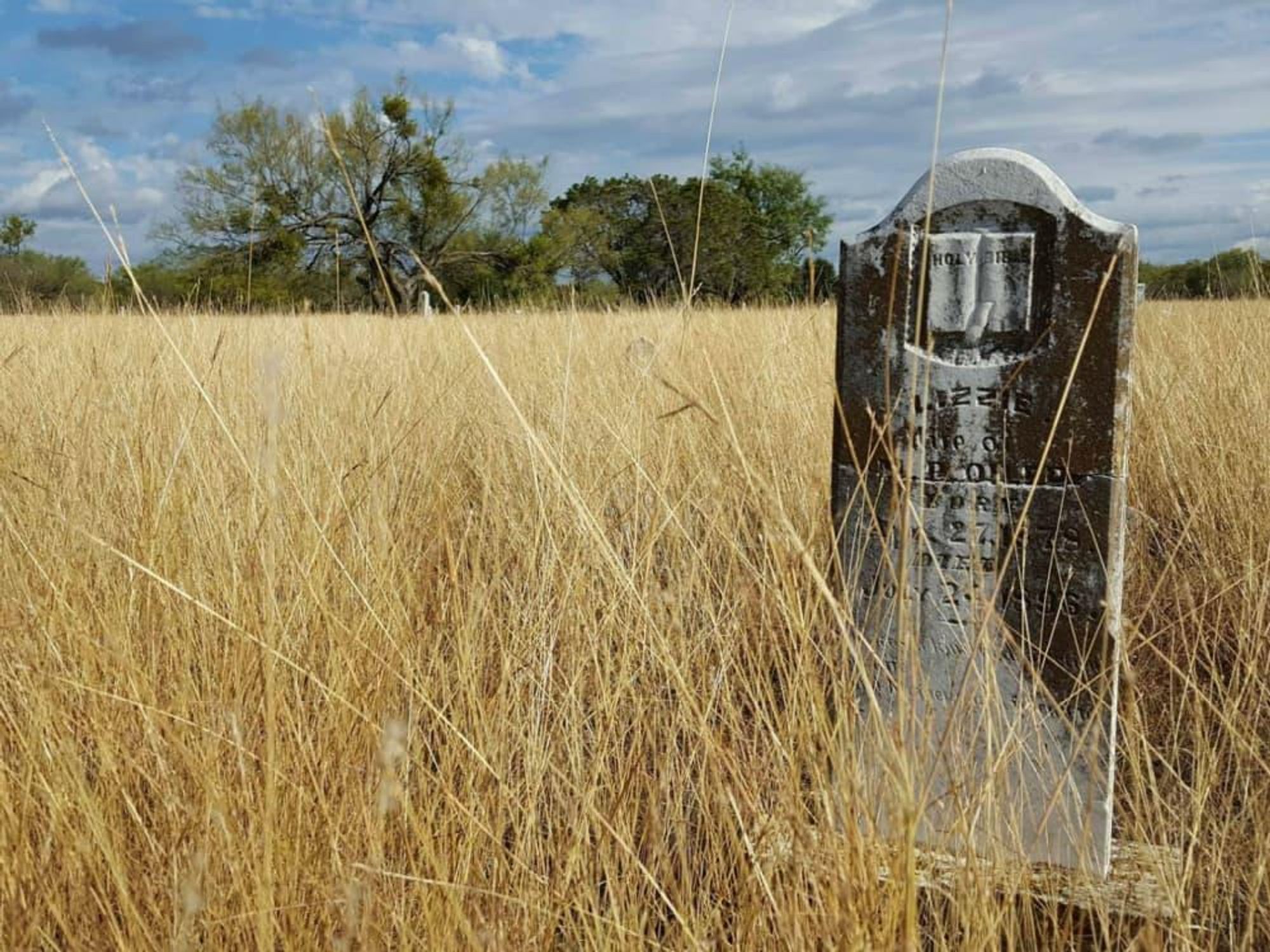 Cemetery in Thurber, Texas