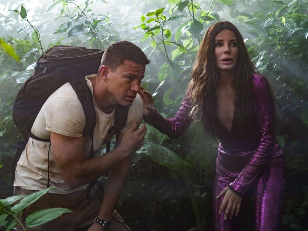 Channing Tatum and Sandra Bullock in The Lost City