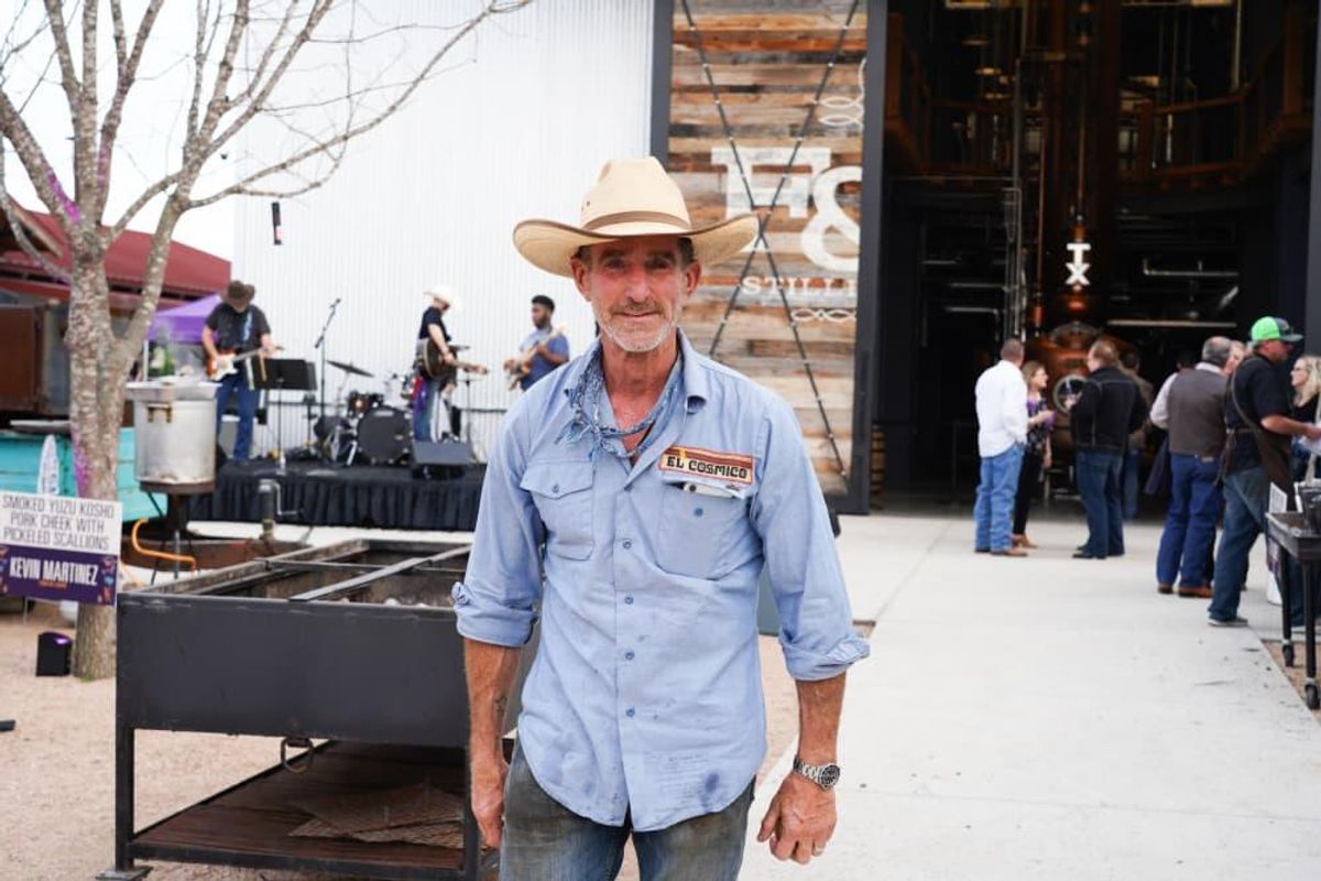 Chef Lou Lambert roasted a steer for 24 hours. - CultureMap Fort Worth