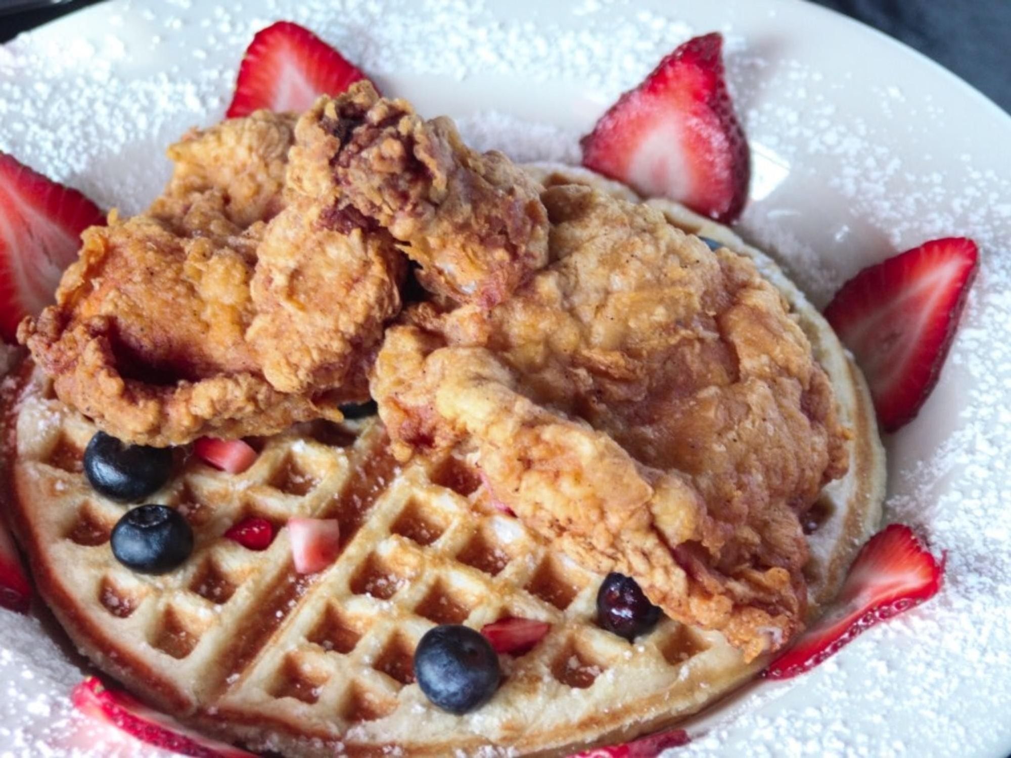 Chef Point Cafe chicken waffles