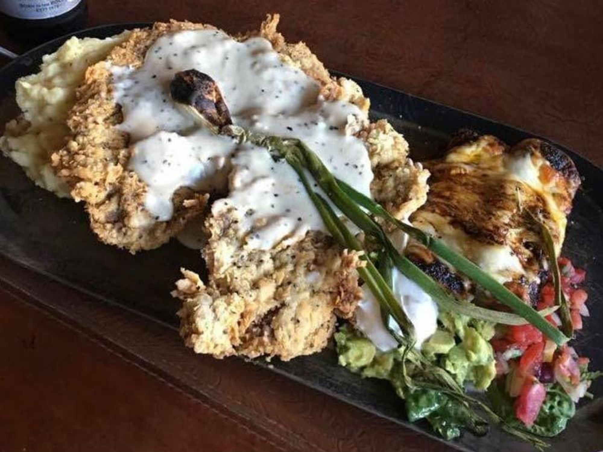 Chicken fried steak at Horseshoe Hill Cafe