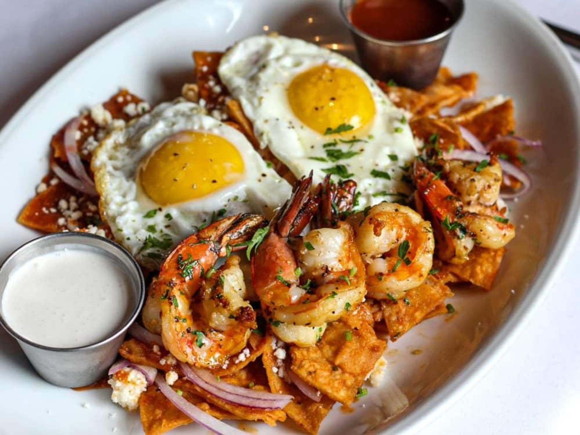 Chilaquiles, brunch, B&B Butchers