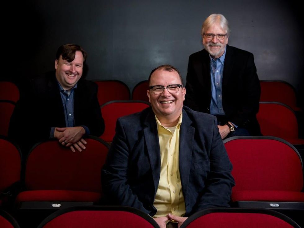 Circle Theatre's Tim Long, Matthew Gray, and Bill Newberry