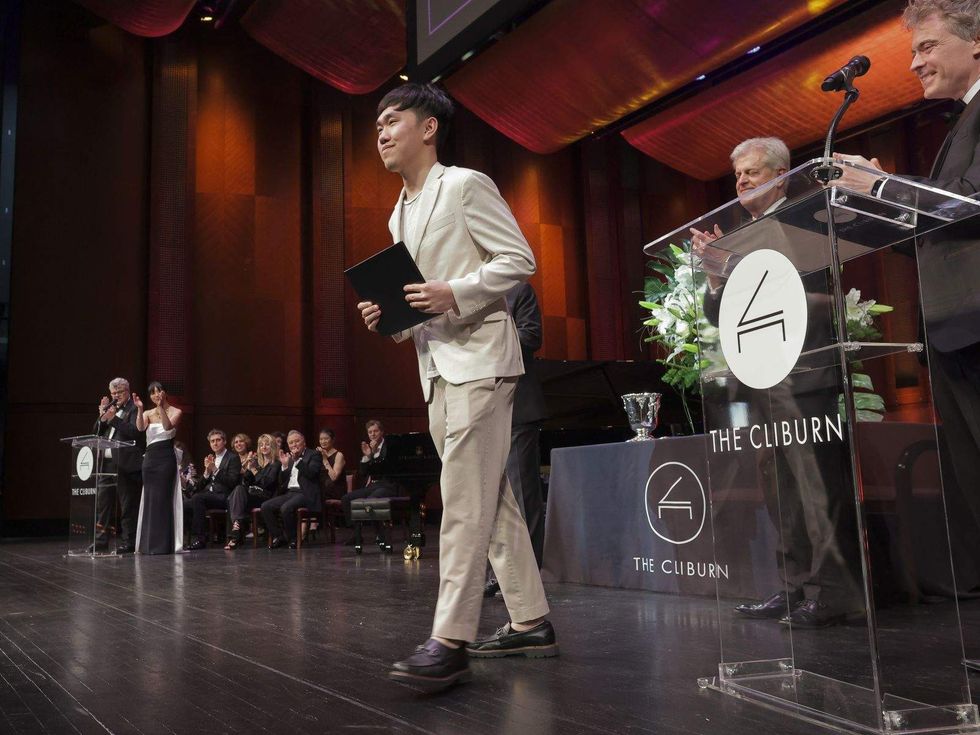 Cliburn awards ceremony