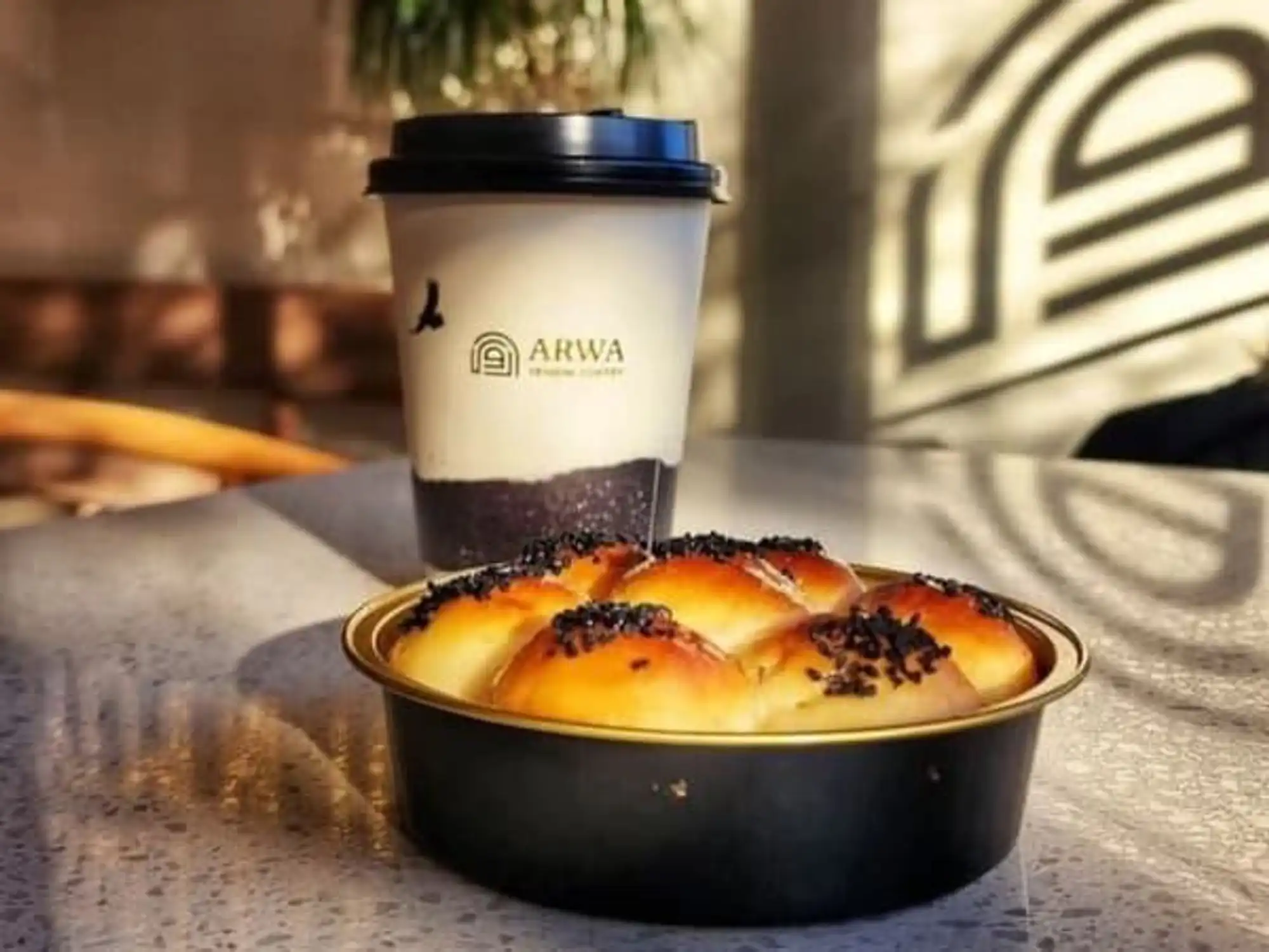 coffee and sweet bread, Arwa