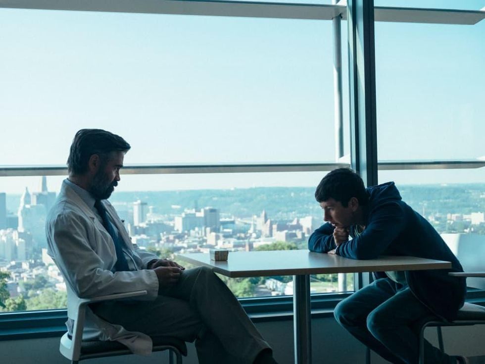 Colin Farrell and Barry Keoghan in The Killing of a Sacred Deer